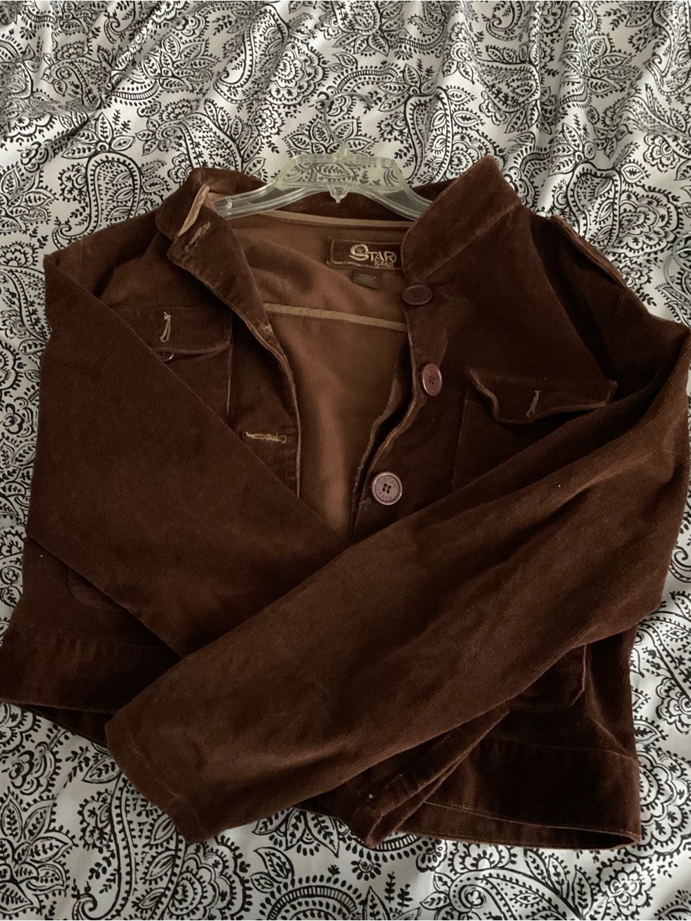 Brown Corduroy Men's Jacket